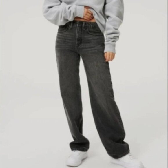 New Good American Jeans Womens 4/27 Black Good 90s Loose Denim - Picture 16 of 16